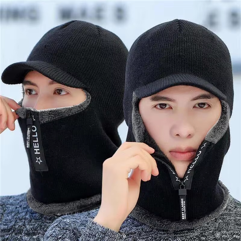 Wool Scarf Men - Nuovi uomini inverno caldo cappello di