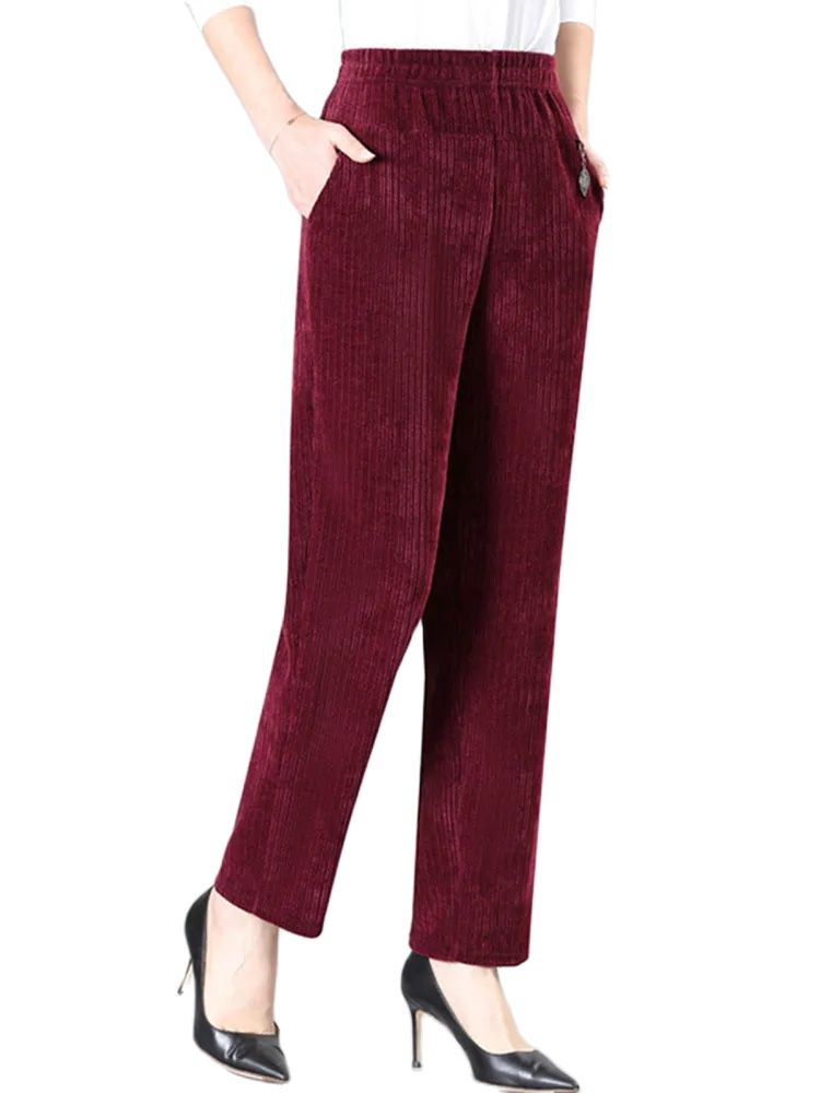 Corduroy Pant Warm - Pantaloni di velluto a coste oversize