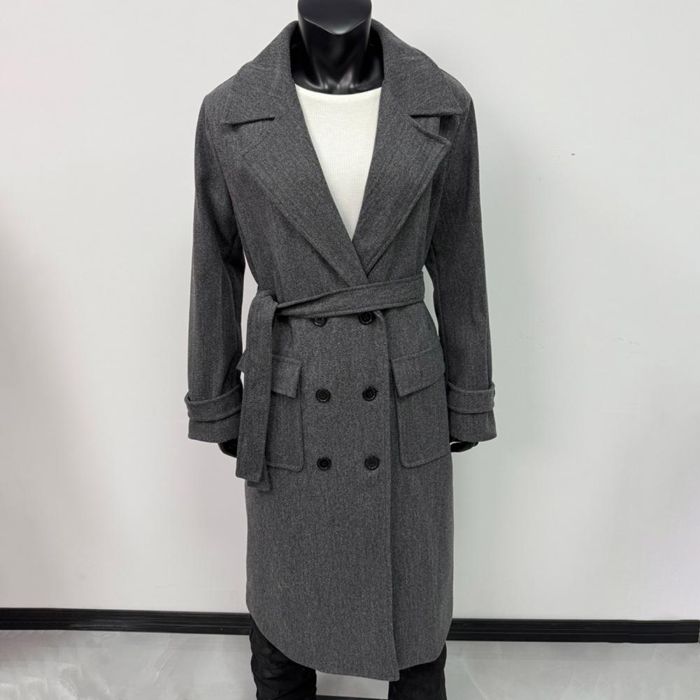 Wool Coat Peacoat - Cappotto Lungo da Donna, Trench Doppiopetto