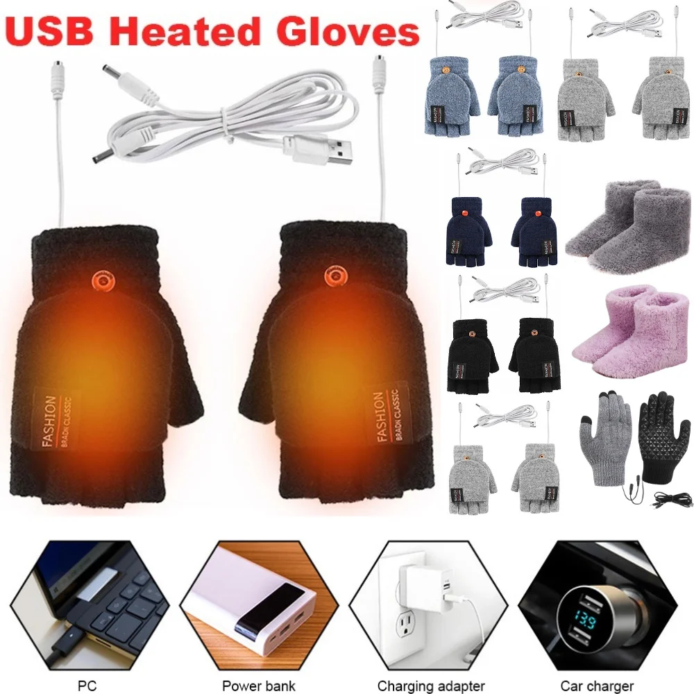 Hand Warmer Electric - Guanti riscaldati elettrici USB Touch screen