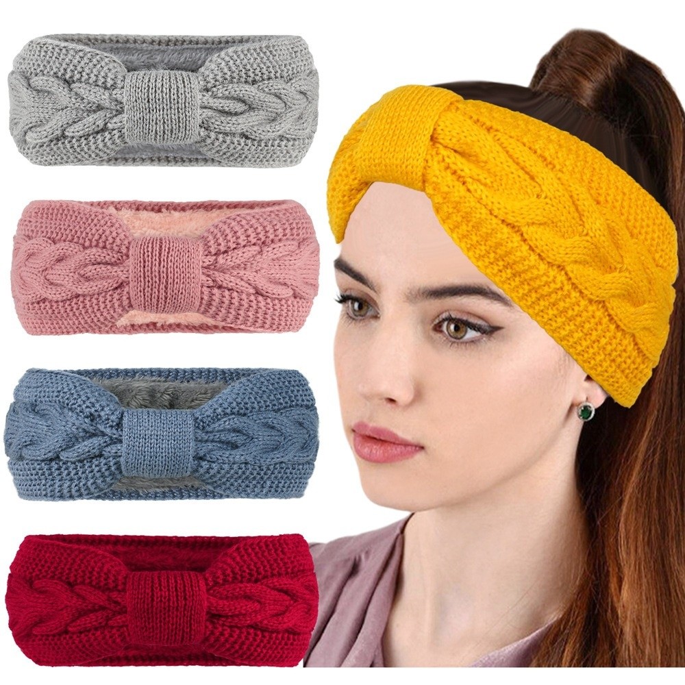 Winter Headband Fleece - Fasce per capelli da donna lavorate