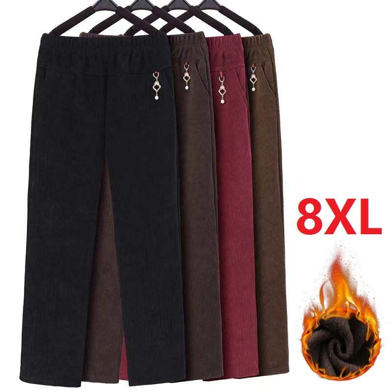 Corduroy Pant Warm - Pantaloni dritti in velluto a coste