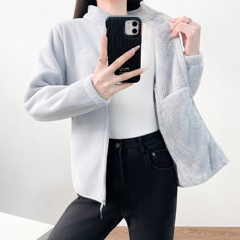 Sherpa Hoodie Fleece - Felpa in pile senza cappello Felpa