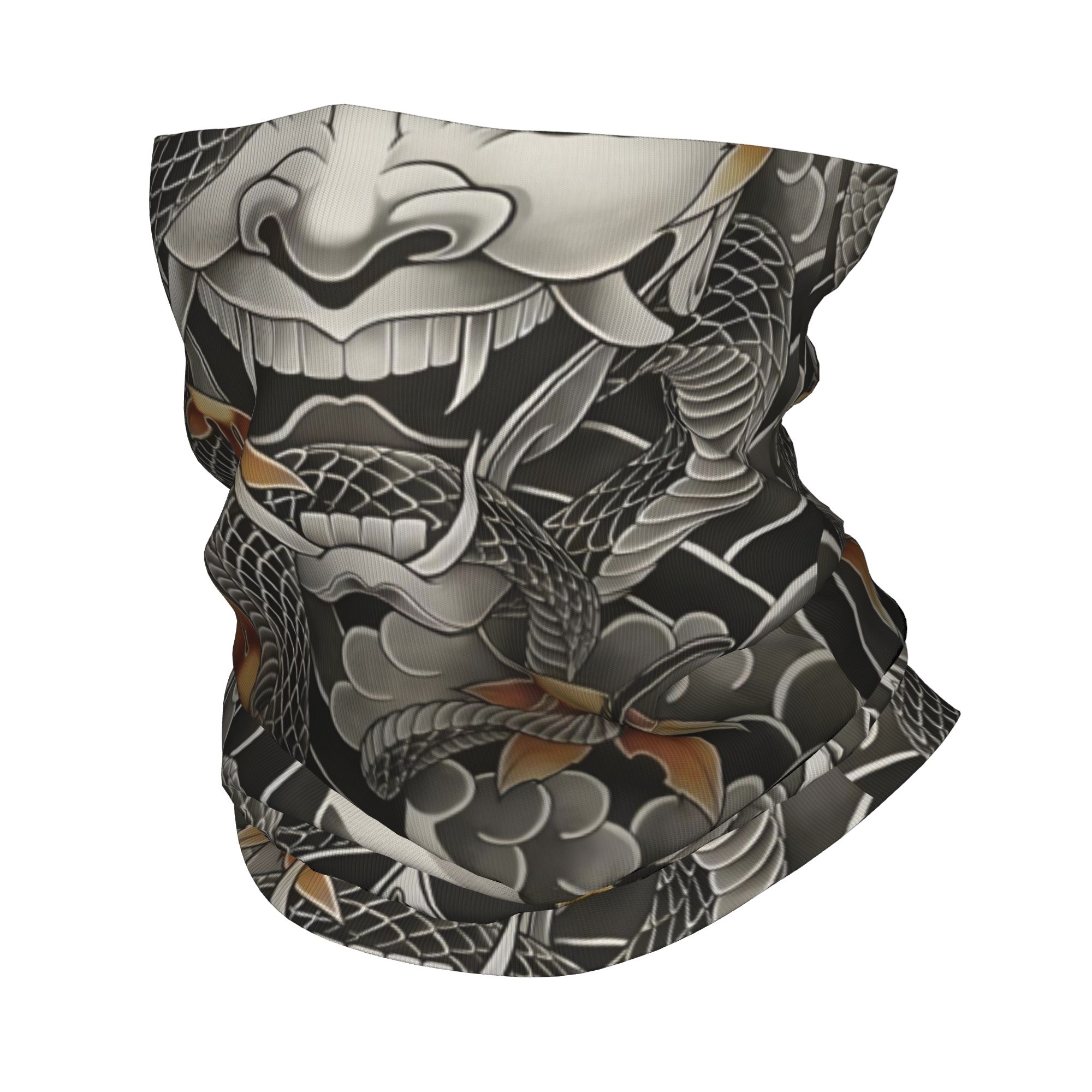 Neck Gaiter Fleece - Scaldacollo Bandana Samurai Oni Demon personalizzato