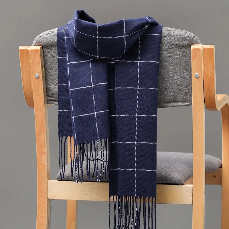Wool Scarf Men - 2024 Nuovi Uomini di Inverno Sciarpa