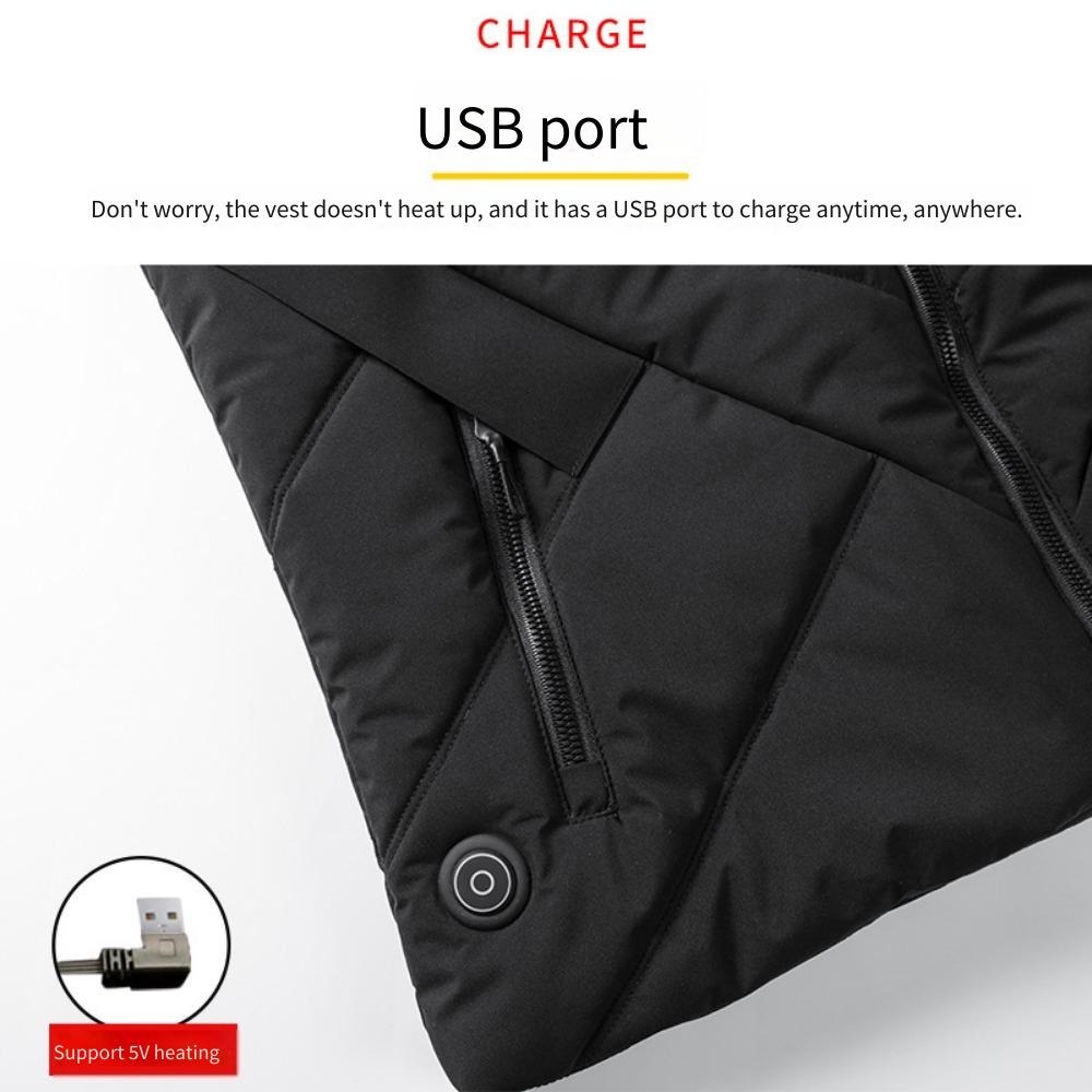 Gilet riscaldato elettrico New - Heated Vest Battery recensione e prezzo
