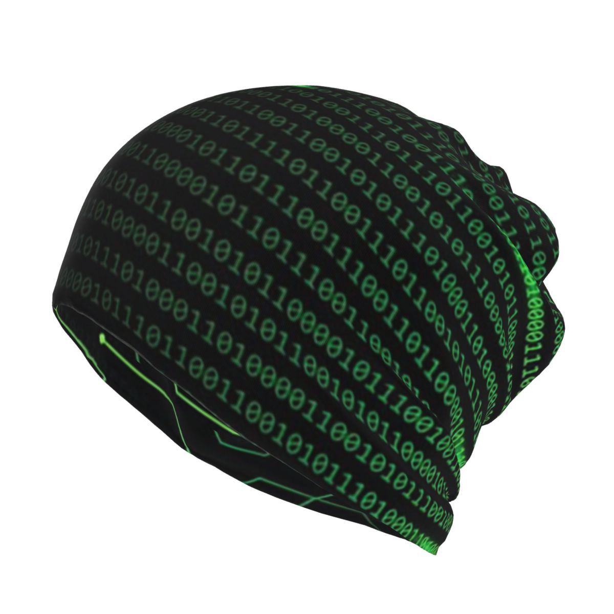 Coperta con codice binario e b - Knit Beanie Hat Warm recensione e prezzo