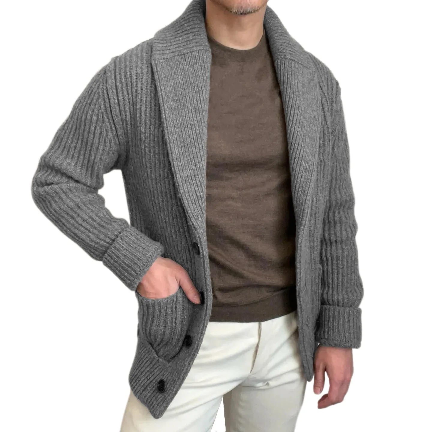Maglioni da uomo Cardigan Risv - Down Jacket Packable recensione e prezzo