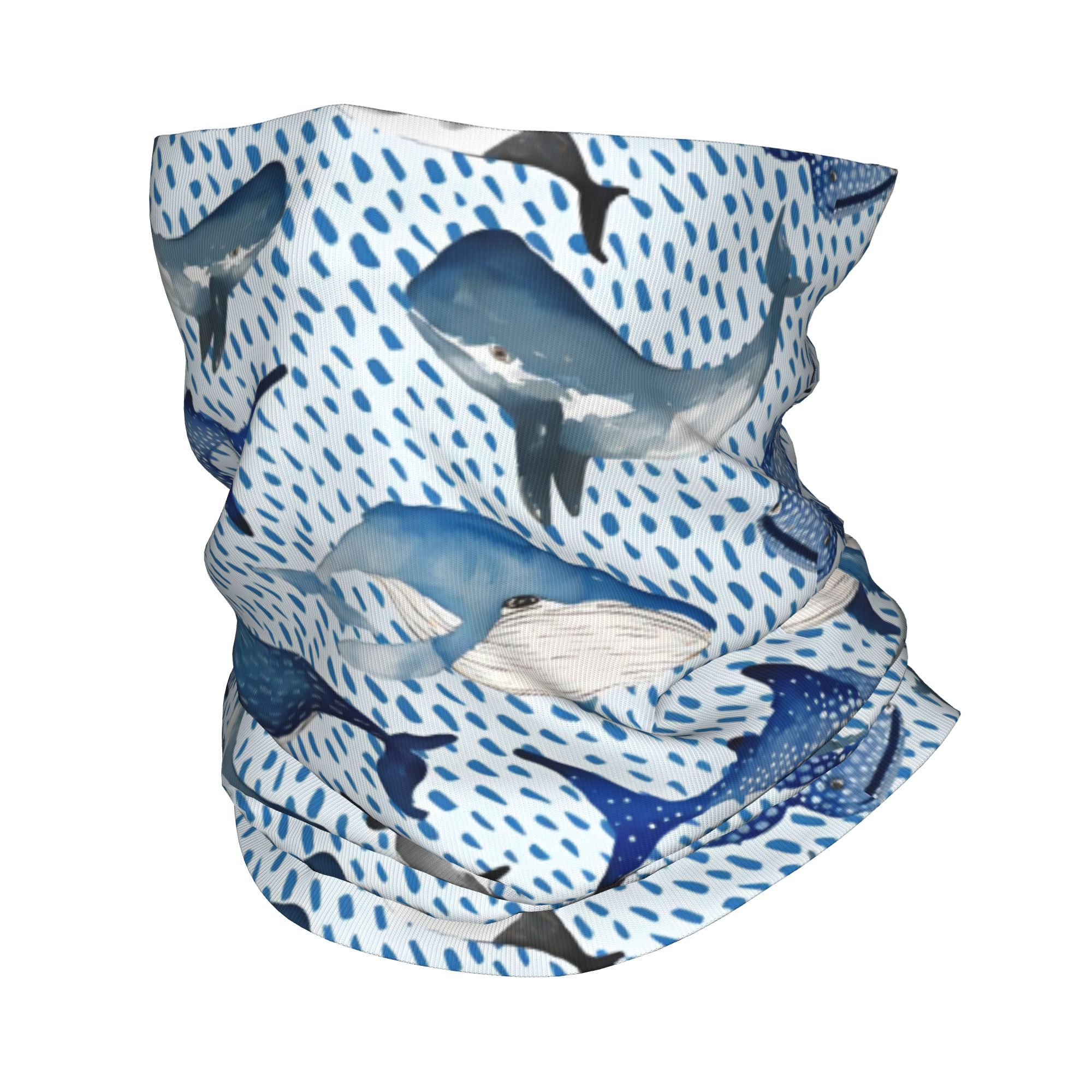 Personalizzato Blu Acquerello  - Neck Gaiter Fleece recensione e prezzo