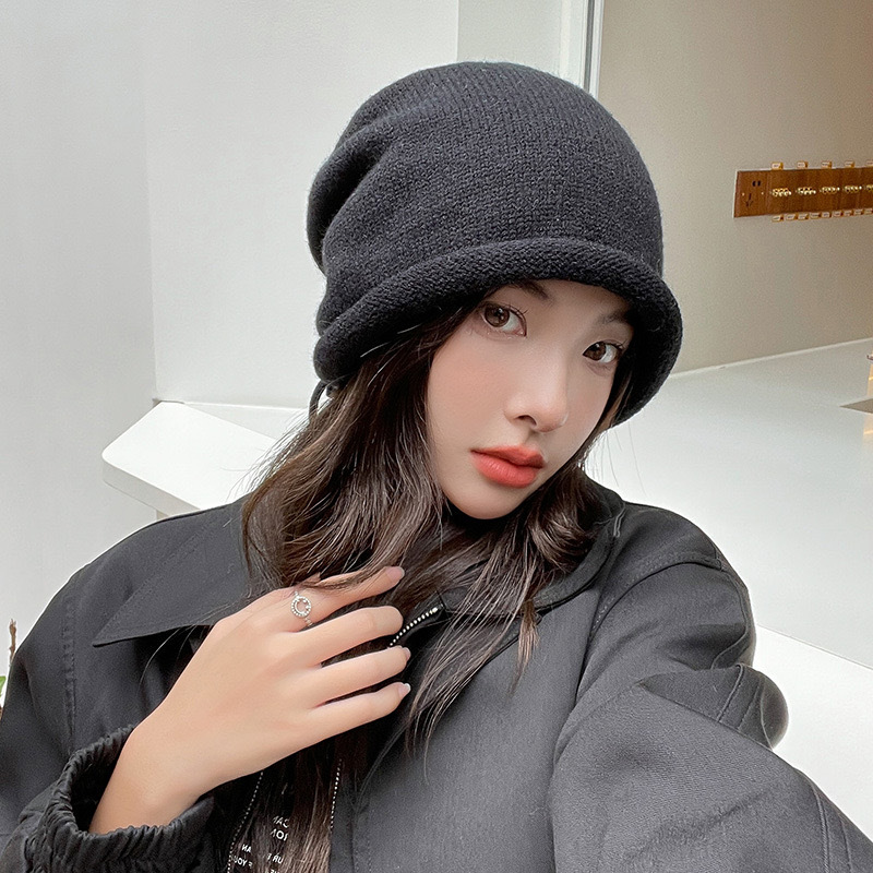 Cappucci a cuffia lavorati a m - Knit Beanie Hat Warm recensione e prezzo