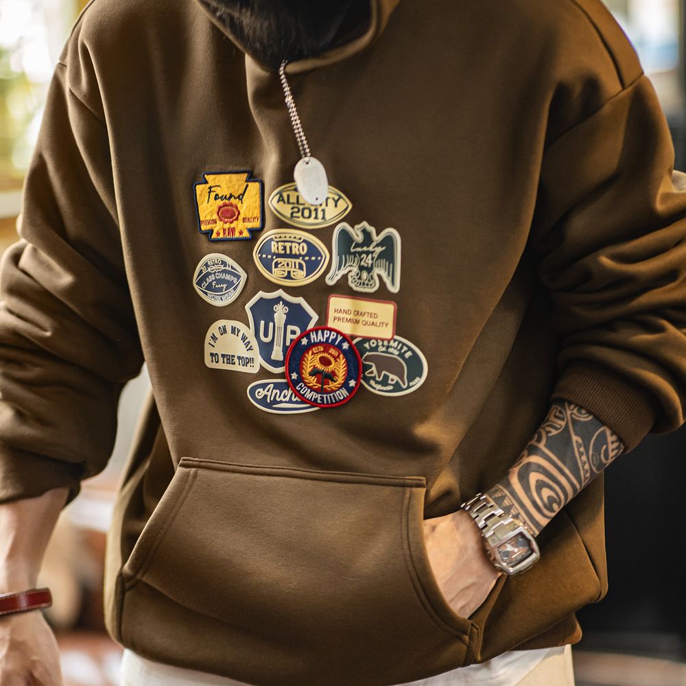 Felpa con cappuccio con stemma - Sherpa Hoodie Fleece recensione e prezzo