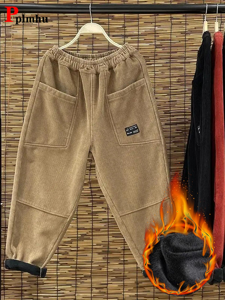 Casual Plus Velvet Womens Hare - Corduroy Pant Warm recensione e prezzo