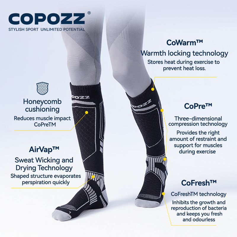 COPOZZ Calzini da sci invernal - Thermal Sock Wool recensione e prezzo