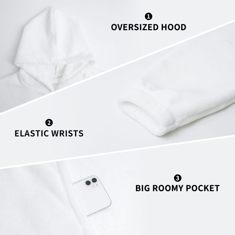 Coperta con cappuccio modello  - Sherpa Hoodie Fleece recensione e prezzo
