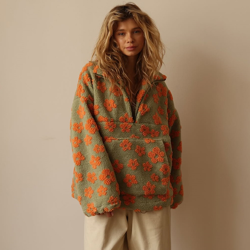 Felpa con cappuccio oversize d - Sherpa Hoodie Fleece recensione e prezzo