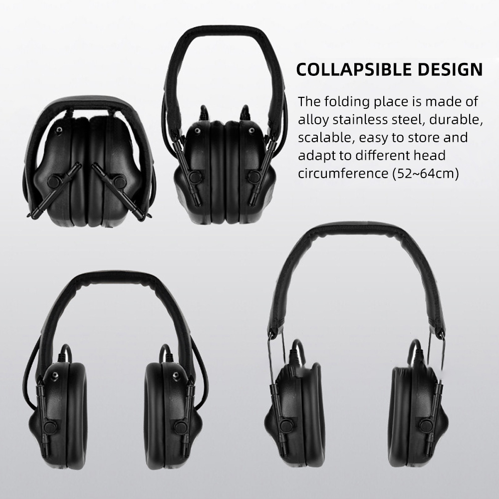 BOOIU Cuffie da tiro elettroni - Earmuffs Foldable recensione e prezzo