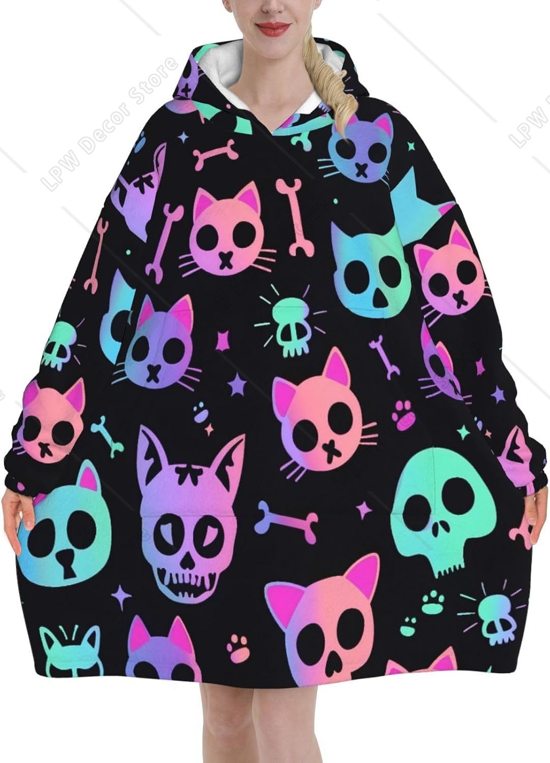 Coperta con Cappuccio Oversize - Sherpa Hoodie Fleece recensione e prezzo