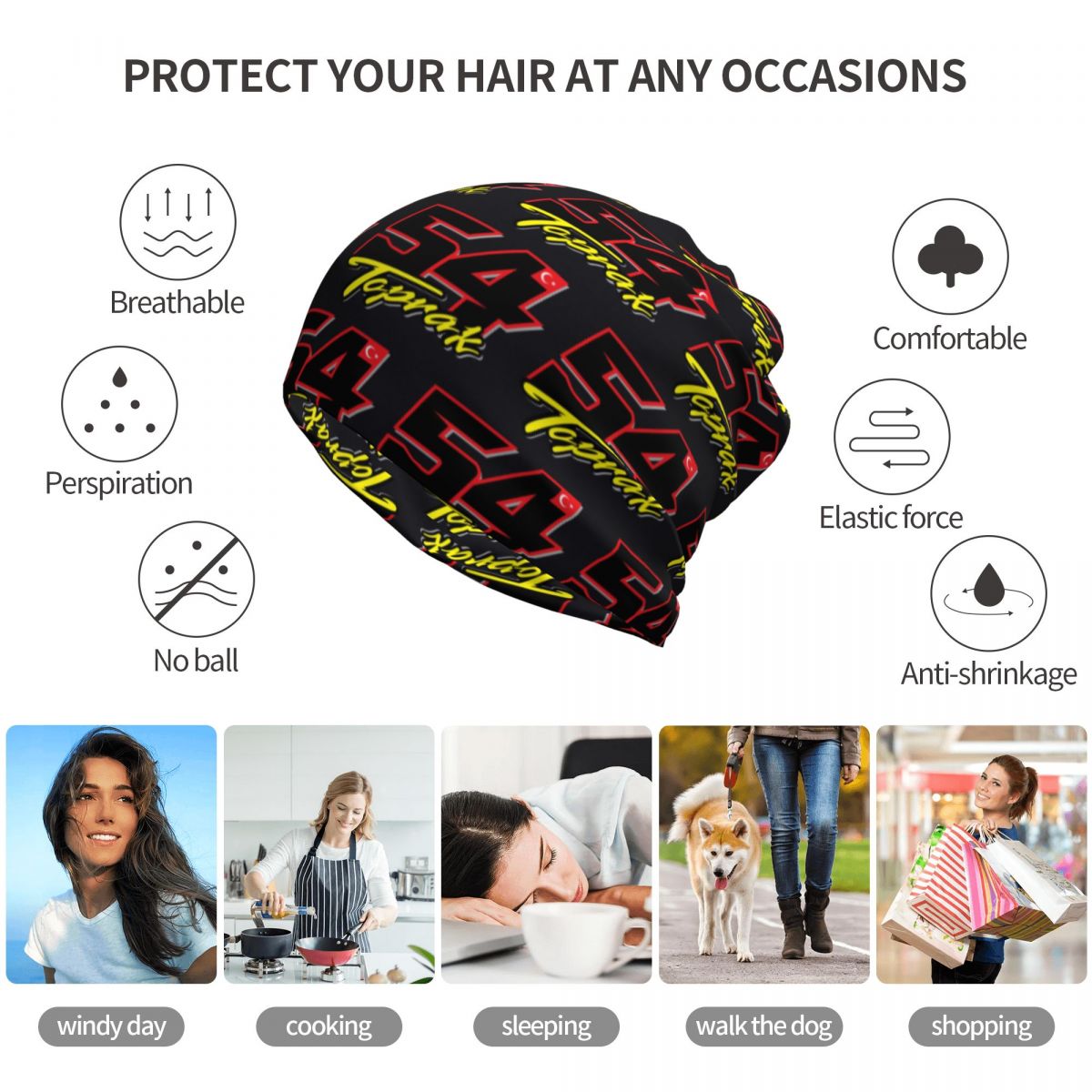 Toprak Razgatlioglu 54 Bandana - Knit Beanie Hat Warm recensione e prezzo