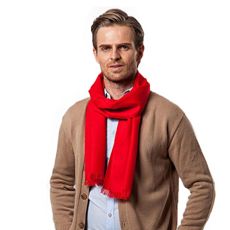 Moda Inverno Tinta unita Uomo  - Wool Scarf Men recensione e prezzo