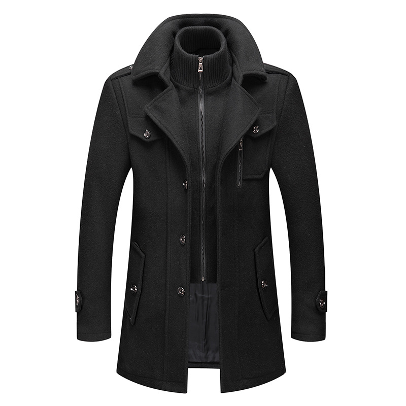 Cappotto Invernale da Uomo in  - Wool Coat Peacoat recensione e prezzo