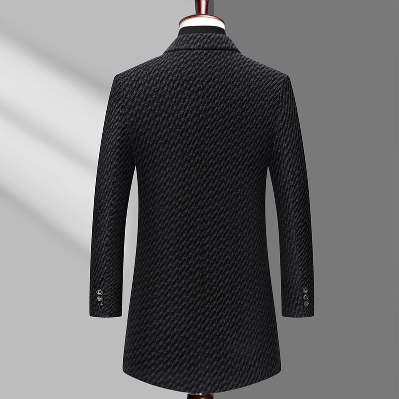 Cappotto lungo da uomo Giacca  - Wool Coat Peacoat recensione e prezzo