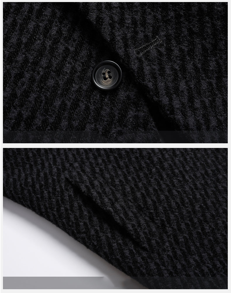 Cappotto lungo da uomo Giacca  - Wool Coat Peacoat recensione e prezzo