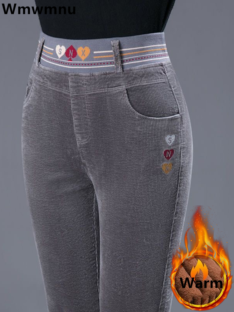 Inverno addensare peluche fode - Corduroy Pant Warm recensione e prezzo