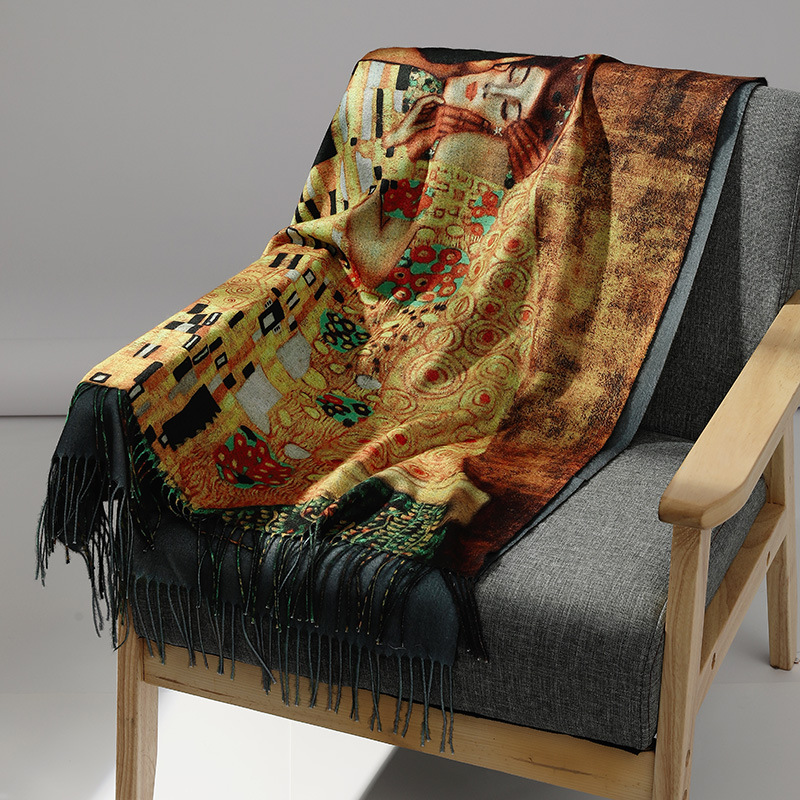 Sciarpa di cashmere pittura a  - Cashmere Pashmina Wrap recensione e prezzo