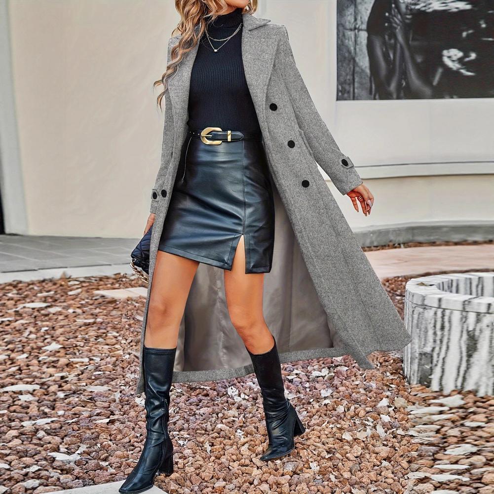 Cappotto Autunnale da Donna, L - Wool Coat Peacoat recensione e prezzo