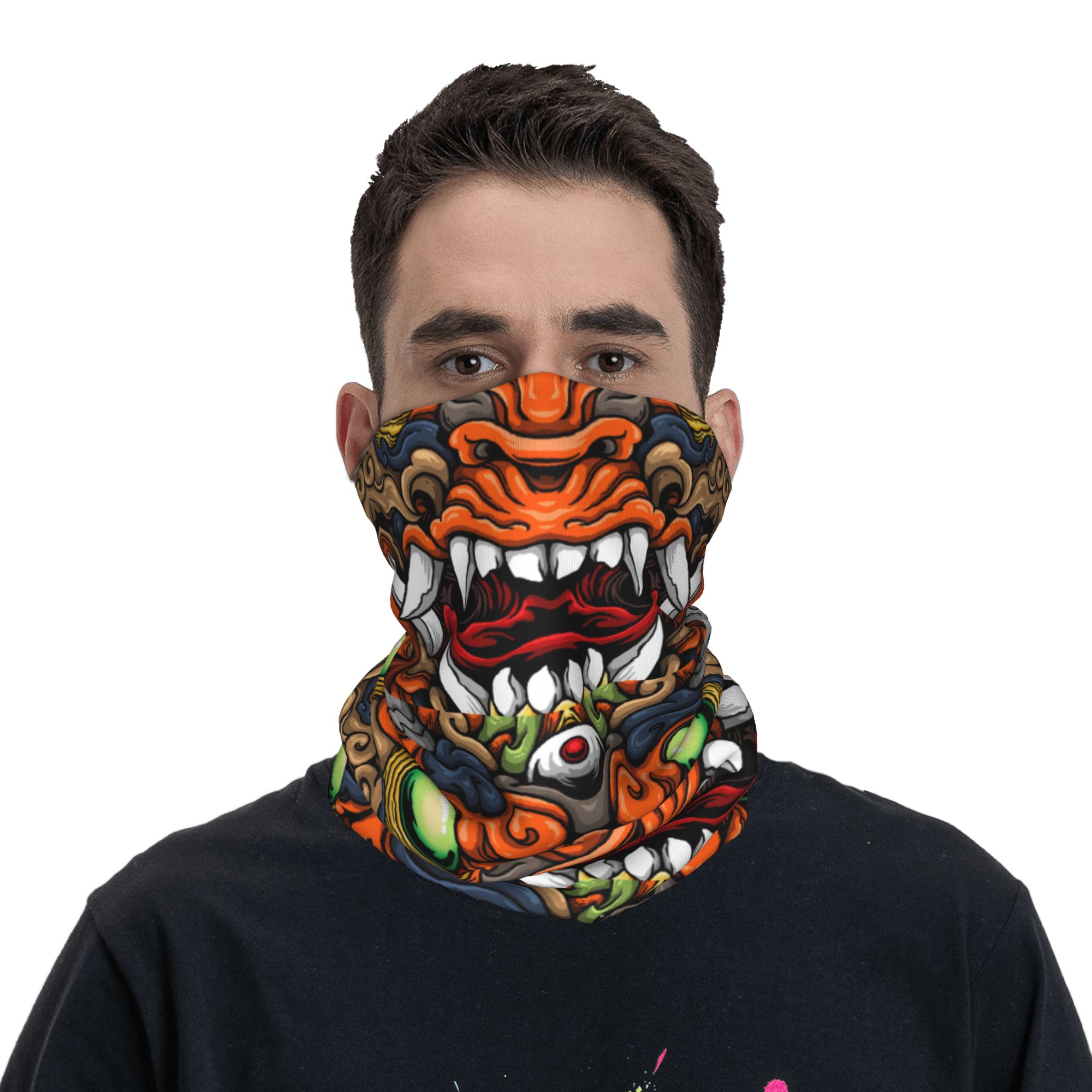 Personalizzato Samurai Demone  - Neck Gaiter Fleece recensione e prezzo